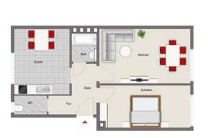 Renovierungsbedürftige 2-Zimmer-Wohnung mit Balkon – Die vollständige Adresse der Immobilie erhältst du vom Anbieter., 80686 Friedenheim, München – Vorschaubild 23