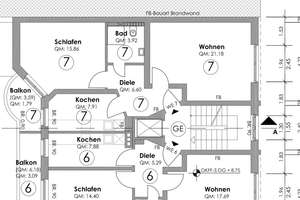 2,5 Zimmer-Wohnung in der Düsseldorfer Innenstadt  – Gerresheimer Straße 65, 40211 Stadtmitte, Düsseldorf – Vorschaubild 16