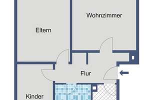 Komfortable 3-Zimmer-Wohnung mit Keller und Balkon in Kassel - Niederzwehren – Karlsbader Straße 16, 34134 Niederzwehren, Kassel – Vorschaubild 5