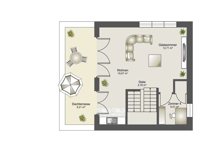 Grundriss DG - Option 2