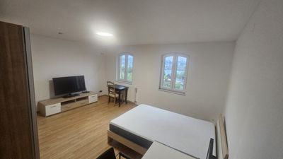 Möbliertes Zimmer in Grenzach mit Blick auf Rhein