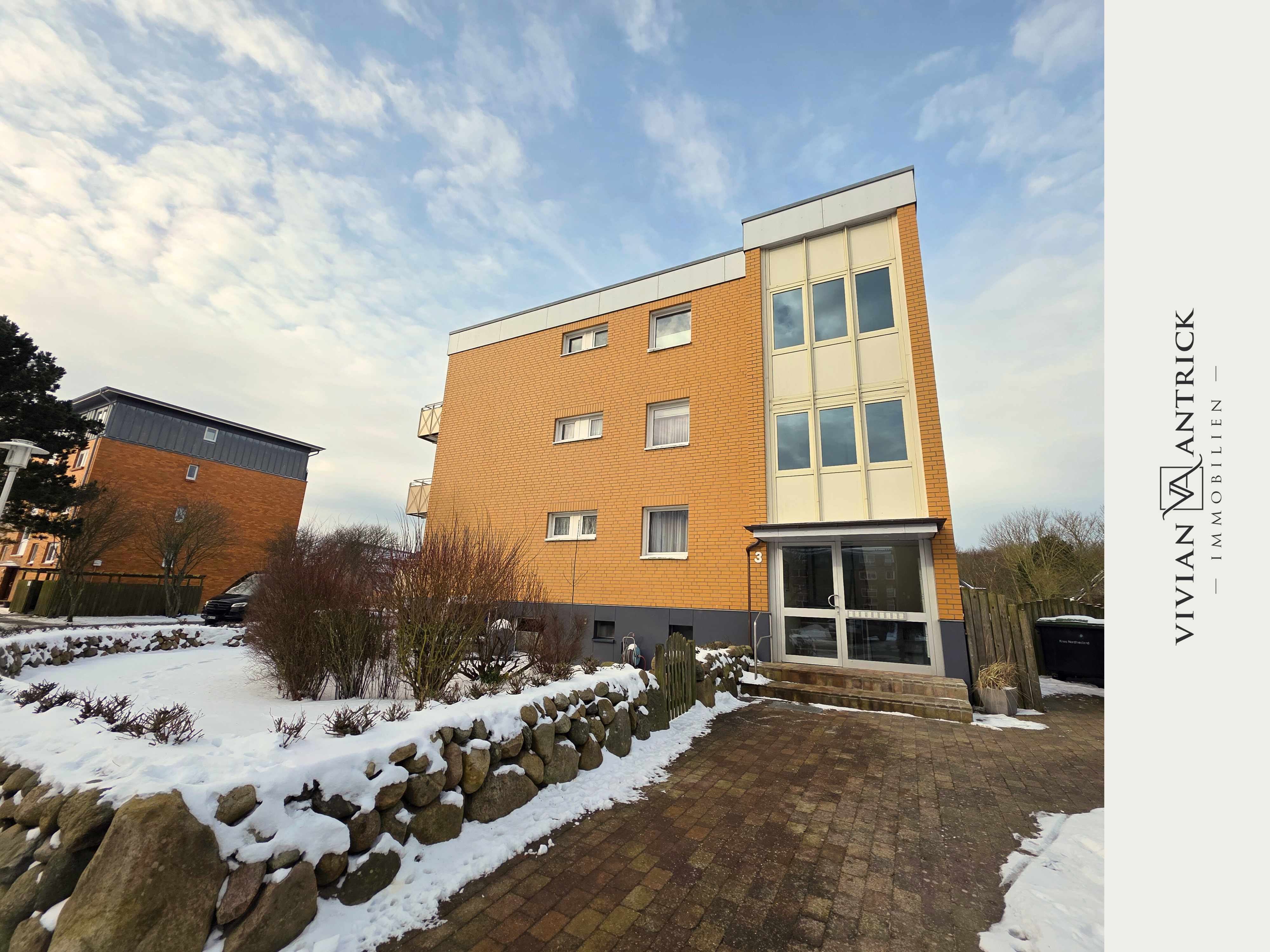 Helle 3-Zimmer Endwohnung mit sonnigem Süd-Balkon, Nordfriesland Kreis – Bild 1