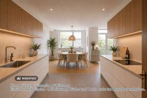 Bezugsfrei & modernisiert: Helle 2,5-Zimmer-Wohnung mit Loggia, Aufzug & Tiefgaragenstellplatz – 48161 Gievenbeck, Münster – Vorschaubild 9