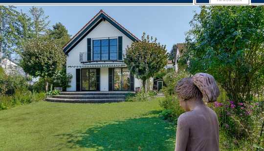 Bild von Bestlage: Stilvolles Doppelhaus mit schönem Garten, viel Privatsphäre und Doppelcarport
