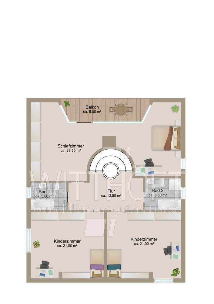 Grundriss Obergeschoss