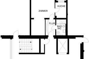 1 Zimmer Wohnung in Hagen – Ährenstr. 16, 58135 Haspe-West, Hagen – Vorschaubild 2