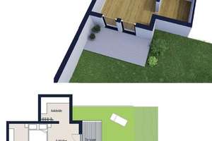 Maisonette mit 316m² Garten Süd | teilmöbliert | Haus-Alternative Aubing | KfW A+ – Die vollständige Adresse der Immobilie erhältst du vom Anbieter., 81248 Aubing-Süd, München – Vorschaubild 3