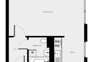 1-Zimmer-Wohnung im 4. Obergeschoss zu vermieten – Zschampertaue 16, 4207 Lausen-Grünau, Leipzig – Vorschaubild 11