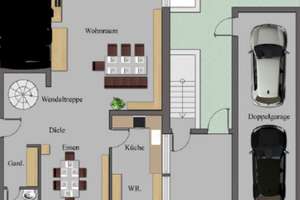 Helle 3,5 Zimmer Wohnung mit großem Garten, Wintergraten und Sauna  – Steinkuhle 46, 48163 Albachten, Münster – Vorschaubild 20