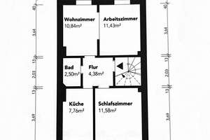 Helle 3-Zimmer-Wohnung mit Balkon und Einbauküche im 1. OG in Bremen-Walle – Nachtigalstraße -, 28217 Steffensweg, Bremen – Vorschaubild 16