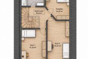 Einfamilienhaus  Neubau in Leun – Die vollständige Adresse der Immobilie erhältst du vom Anbieter., 35606 Solms – Vorschaubild 7