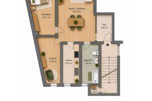 Einziehen und wohlfühlen – frisch instand gesetzte 3-Zimmer-Wohnung in Leipzig-Kleinzschocher – Dieskaustr. 65, 4229 Kleinzschocher, Leipzig – Vorschaubild 10
