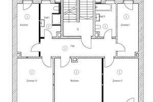 Seltene Erdgeschosswohnung mit Gartenanteilen, 2 Bädern und 120 m² Wohnfläche – 4249 Großzschocher, Leipzig – Vorschaubild 11