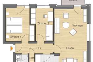 Provisionsfreie exklusive Designwohnung in Düsseldorf-Golzheim möbliert, mit Loggia und Stellplatz. – Meineckestraße 6, 40474 Golzheim, Düsseldorf – Vorschaubild 23