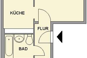 Im Chemnitzer Süden gelegene 2-Raum-Wohnung mit Badewanne – Marie-Tilch-Str. 26, 9123 Hutholz, Chemnitz – Vorschaubild 2