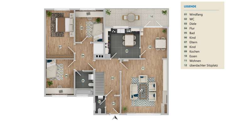 Grundriss Erdgeschoss