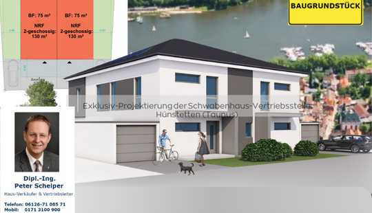 Bild von Wi.-Schierstein - individuell planbarer Neubau-DHH (mit FESTPREIS und verbindlicher Terminschiene)