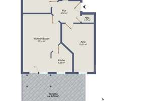 Ruhig gelegene 3-Zimmer-Eigentumswohnung mit Terrasse und Duplex-Stellplatz. – Die vollständige Adresse der Immobilie erhältst du vom Anbieter., 90453 Katzwang, Reichelsdorf Ost, Reichelsdorfer Keller, Nürnberg – Vorschaubild 14