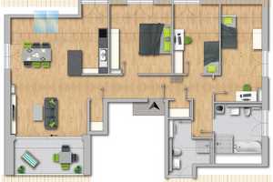 SOMMER AUF DER EIGENEN DACHTERRASSE VERBRINGEN!! Lichtdurchflute, großzügige 4-Zimmer – Steinenbergstrasse 20, 72764 Reutlingen (Kreis) – Vorschaubild 6