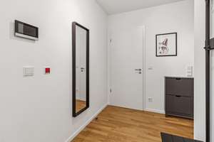 von privat – NEUBAU – voll möblierte 2-Zimmer-Wohnung mit EBK, Aufzug & Stellplatzoption – Eisenbahnstr. 131a, 4315 Volkmarsdorf, Leipzig – Vorschaubild 9