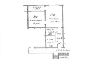 Gepflegte 2-Zi-Wohnung, 54 m², Südbalkon mit Markise, Aufzug – Mönchengladbach-Rheindahlen – Hohe Straße 8, 41179 Rheindahlen-Mitte, Mönchengladbach – Vorschaubild 18