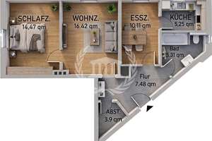 Historischer Altbaucharme in bester Innenstadtlage – Stilvolle 2,5-Zimmer-Wohnung! – Die vollständige Adresse der Immobilie erhältst du vom Anbieter., 93047 Innenstadt, Regensburg – Vorschaubild 17