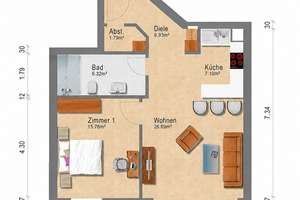 Moderne 2-Zimmer-Wohnung mit Balkon & Stellplatz – bezugsfrei ab Januar 2027 – Die vollständige Adresse der Immobilie erhältst du vom Anbieter., 10367 Lichtenberg (Ortsteil), Berlin – Vorschaubild 4
