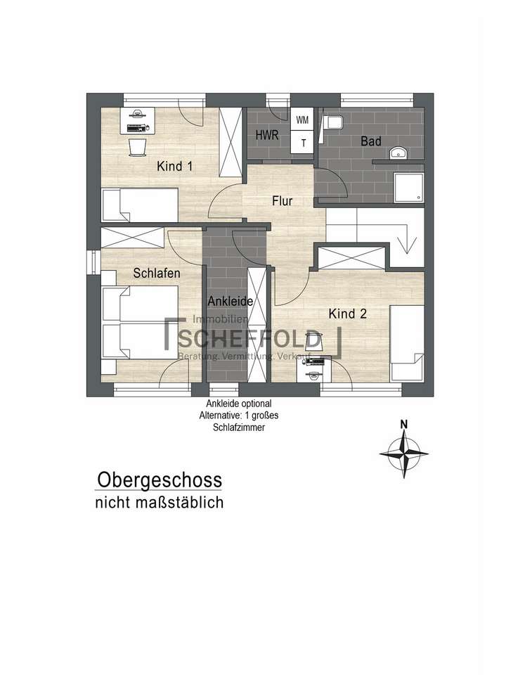 Grundriss Obergeschoss