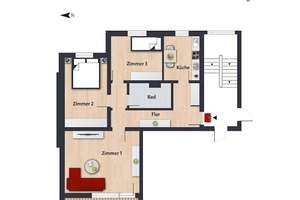 Freundliche Wohnung in Westhagen // 3.OG rechts WBS erforderlich!!! – Neubrandenburger Str. 2, 38444 Westhagen, Wolfsburg – Vorschaubild 7