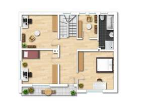 Großes Zweifamilienhaus mit Einliegerwohnung und Werkstatt für Autobastler – Die vollständige Adresse der Immobilie erhältst du vom Anbieter., 86692 Münster – Vorschaubild 33