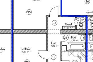 2-Zimmer-Dachgeschosswohnung mit Aufzug in Düsseldorf-Derendorf – Die vollständige Adresse der Immobilie erhältst du vom Anbieter., 40476 Derendorf, Düsseldorf – Vorschaubild 2