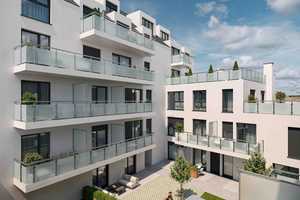 Lichtdurchflutete neue 2-Raum-Wohnung mit West-Balkon in zentraler Lage – Gasborn 5-7, 52062 Aachen – Vorschaubild 1