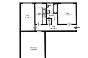 Großzügige 3 Zi. Whg mit Sonnenbalkon und PKW-Stellplatz im schönen Findorff – Die vollständige Adresse der Immobilie erhältst du vom Anbieter., 28215 Weidedamm, Bremen – Vorschaubild 11
