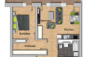 Zu viele Schuhe? Gibt’s nicht! Ankleide mit 2-Zimmer-Wohnung – Dürerstraße 104, 1307 Johannstadt-Süd, Dresden – Vorschaubild 5