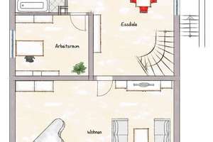 Wohnhaus mit Nebengebäude in Dechsendorf...Platz, Platz, Platz! – Die vollständige Adresse der Immobilie erhältst du vom Anbieter., 91056 Dechsendorf West, Erlangen – Vorschaubild 3