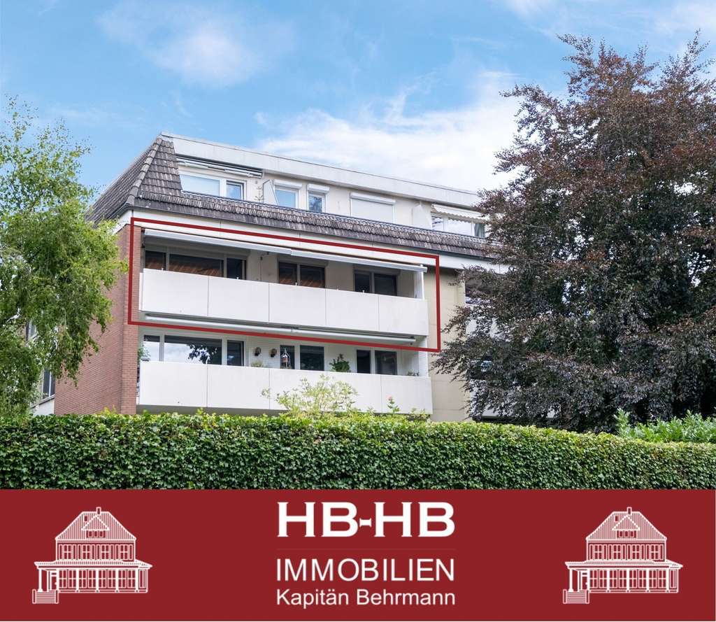 Attraktive 4-Zimmer-Wohnung mit Balkon, Garage und Blick aufs Werder-Trainingsgelände
