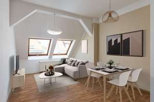 Unsanierte DG-Altbauwohnung mit weitem Blick am Steinplatz / Südvorstadt – 4275 Südvorstadt, Leipzig – Vorschaubild 3