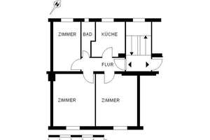 Schicke 3-Zimmer-Wohnung! – Jenaer Str. 7, 28215 Regensburger Straße, Bremen – Vorschaubild 2