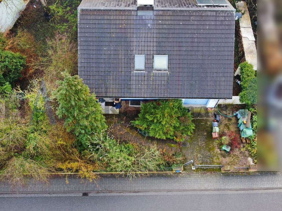 Hausansicht von oben