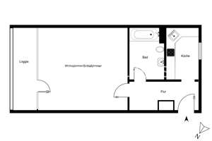 Sonnige 1-Zimmer-Wohnung mit Wohlfühlcharakter – Die vollständige Adresse der Immobilie erhältst du vom Anbieter., 12203 Lichterfelde, Berlin – Vorschaubild 12