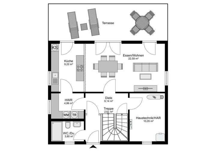 Grundriss Family EG