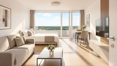 Über den Dächern Münchens - 11. Etage - Traumausblick, Englischer Garten, Schwabinger Lifestyle
