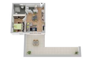 NEUBAU - Penthousewohnung in Wiemelhausen - 67qm Wohnfläche – Wasserstraße. 170c, 44799 Wiemelhausen, Bochum – Vorschaubild 2