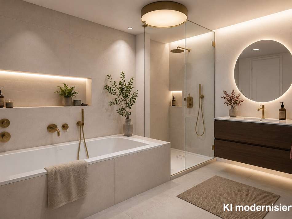 EG Badezimmer KI  modernisiert