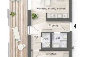 ** Stilvolle 2-Zimmer-Neubauwohnung mit außergewöhnlich großem Balkon | Erstbezug | ab 01.12.2026 ** – Kohlenstraße 27, 4107 Zentrum-Südost, Leipzig – Vorschaubild 16