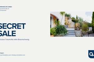 SECRET SALE: Exklusive Traumvilla nähe Braunschweig – Die vollständige Adresse der Immobilie erhältst du vom Anbieter., 38100 Innenstadt, Braunschweig – Vorschaubild 1
