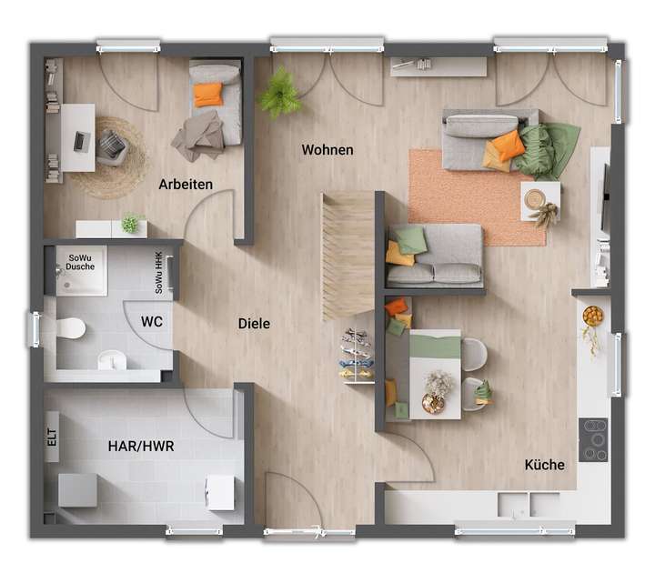 Grundrissvariante 4 EG