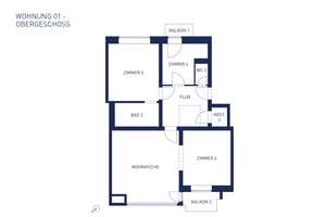 Exklusive Maisonette mit großzügigen Garten – Die vollständige Adresse der Immobilie erhältst du vom Anbieter., 22301 Winterhude, Hamburg – Vorschaubild 9