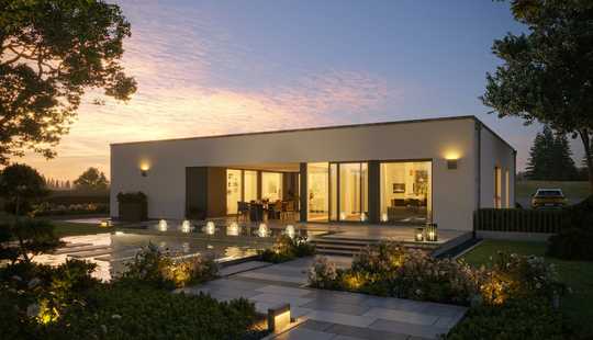 Bild von Ebenerdiges Wohnen in exklusiver KfW40++-Ausstattung - nachhaltig, energiebewusst, elegant