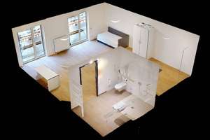 **STUDENTS ONLY** Rollstuhlgerechtes Apartment MÖBLIERT mit TERRASSE im Open Living House Siegen ... – Am Lohgraben 30, 57074 Siegen, Siegen – Vorschaubild 10